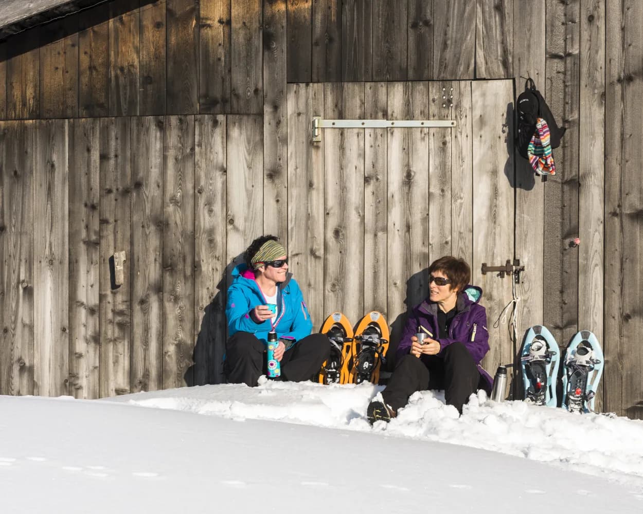 Snowshoeing from Fribourg by public transport
