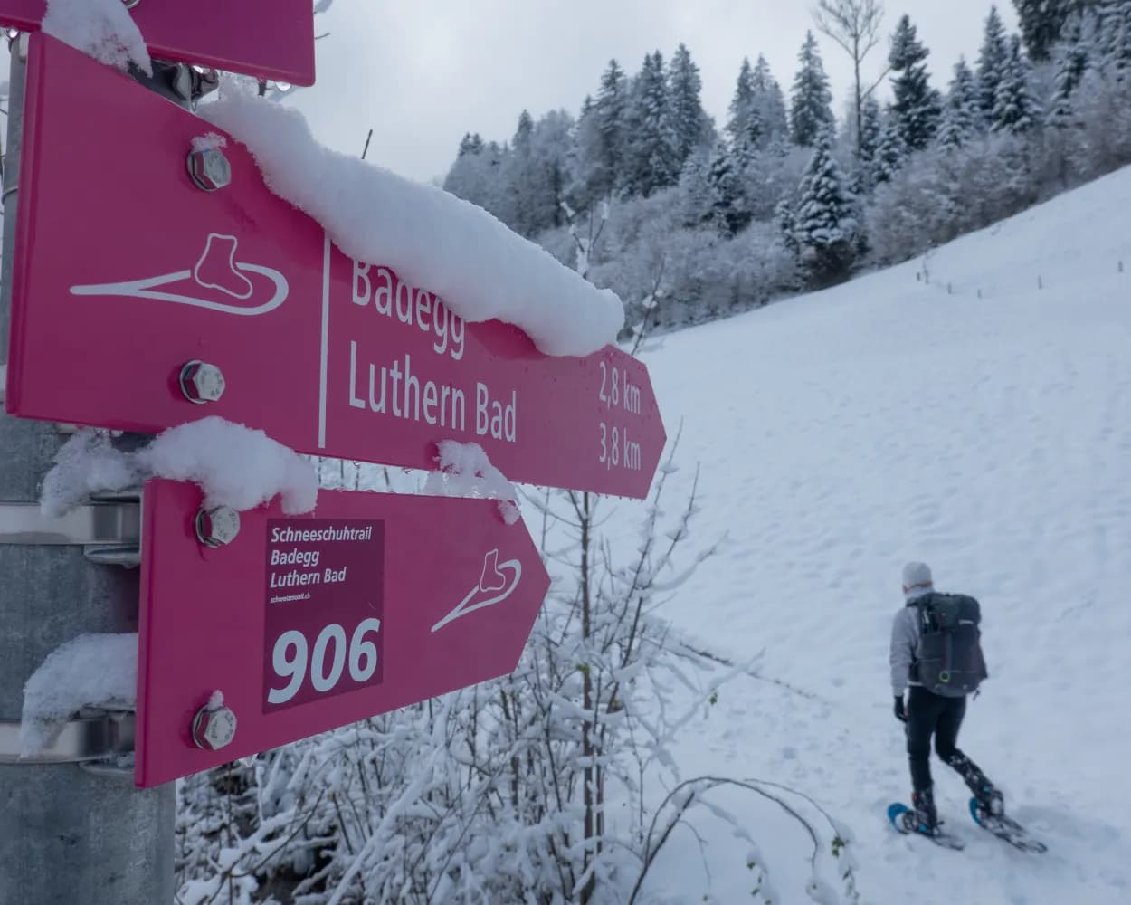 Schneeschuhtrail Badegg–Luthern Bad