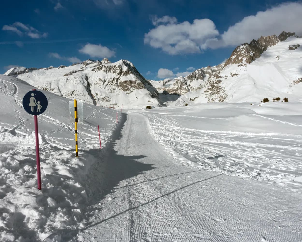 Winterwanderweg Moosfluh–Riederalp