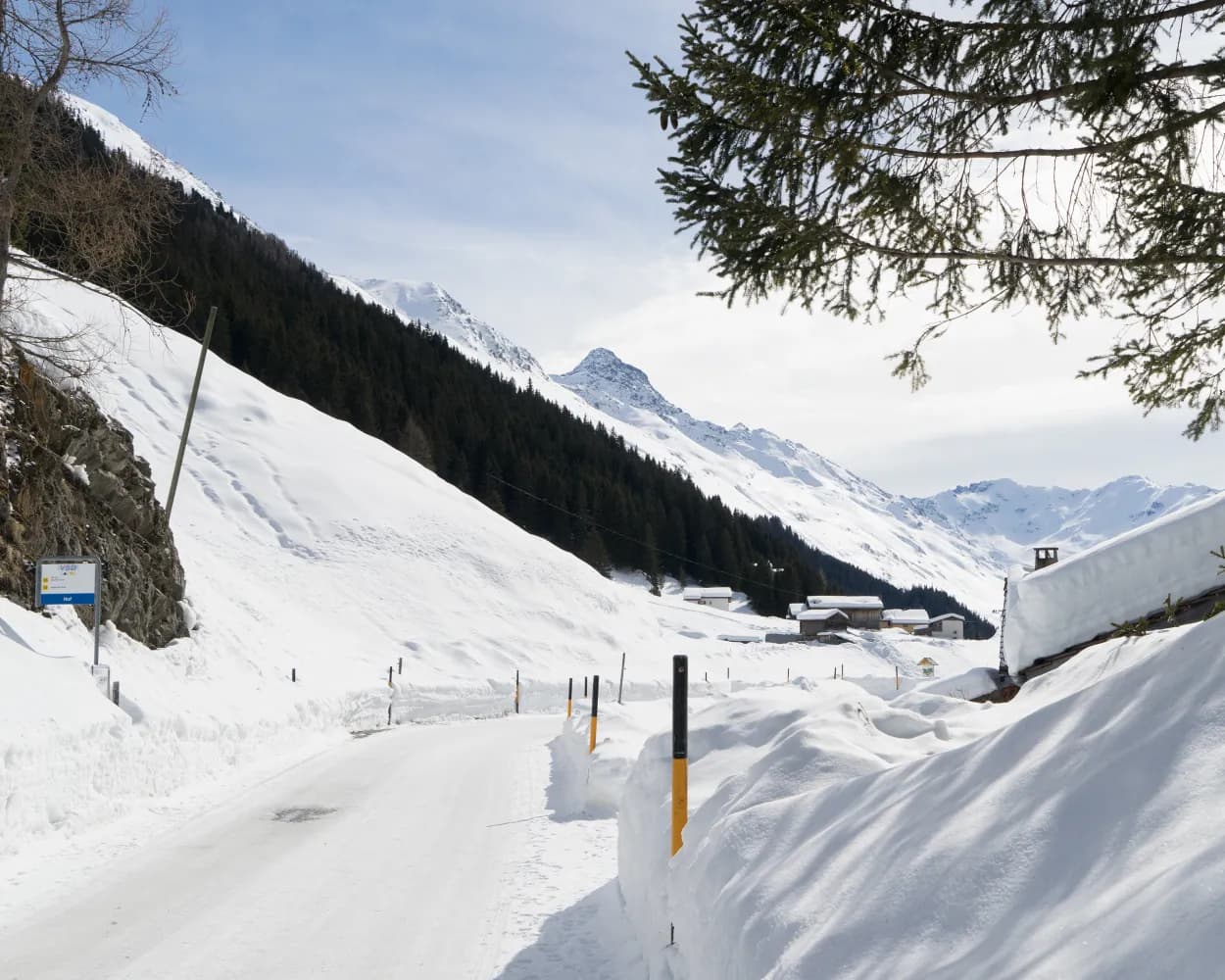 Winter Hikes from Davos by public transport