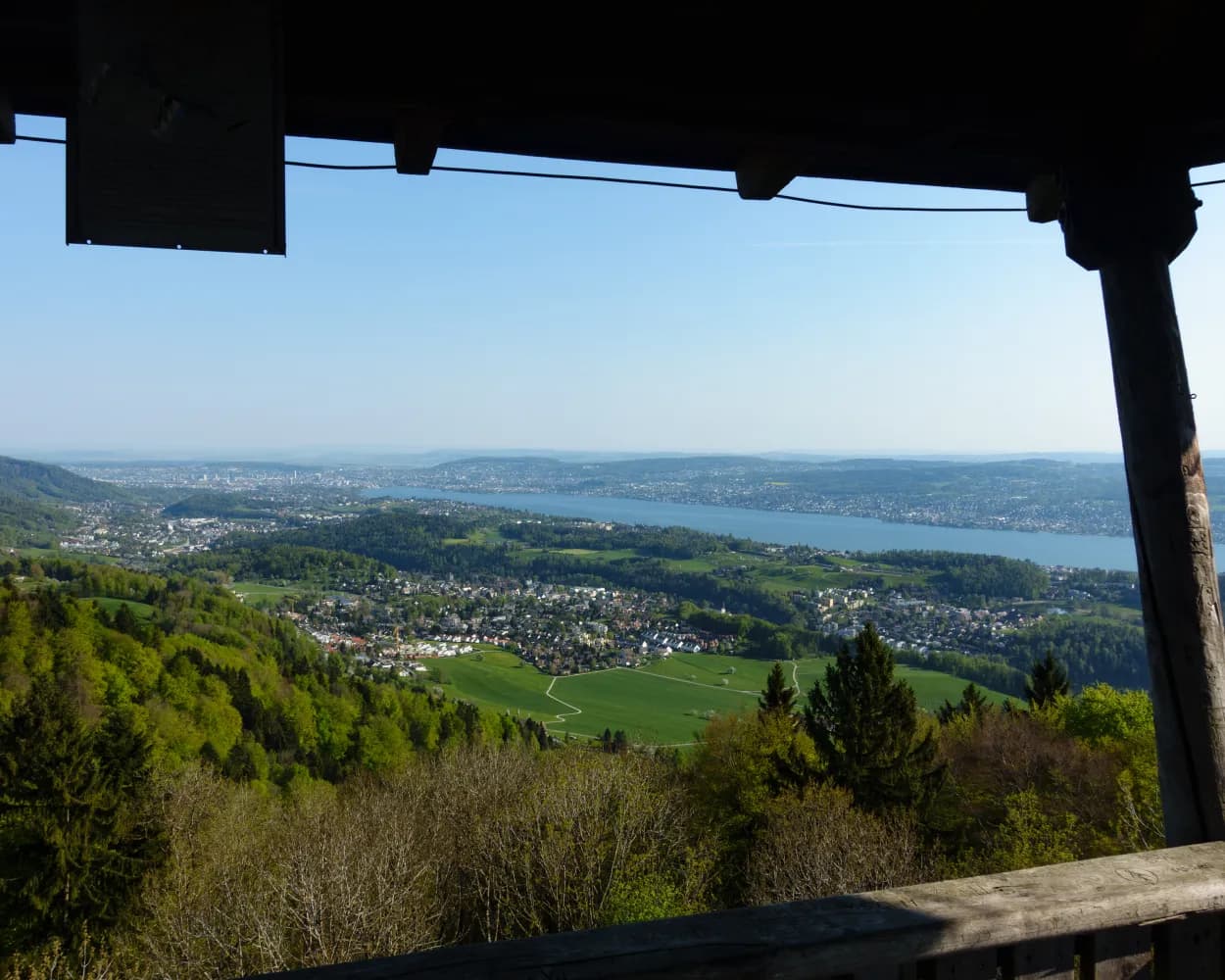 Zürich-Zugerland-Panoramaweg, Étape 2/2