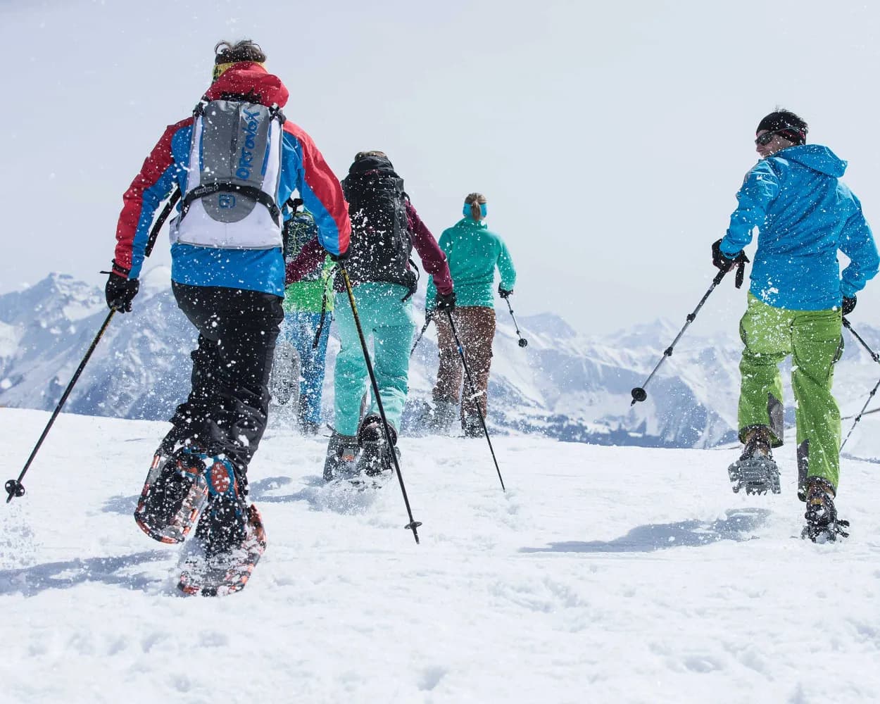 Falera-Curnius-Schneeschuhlaufen