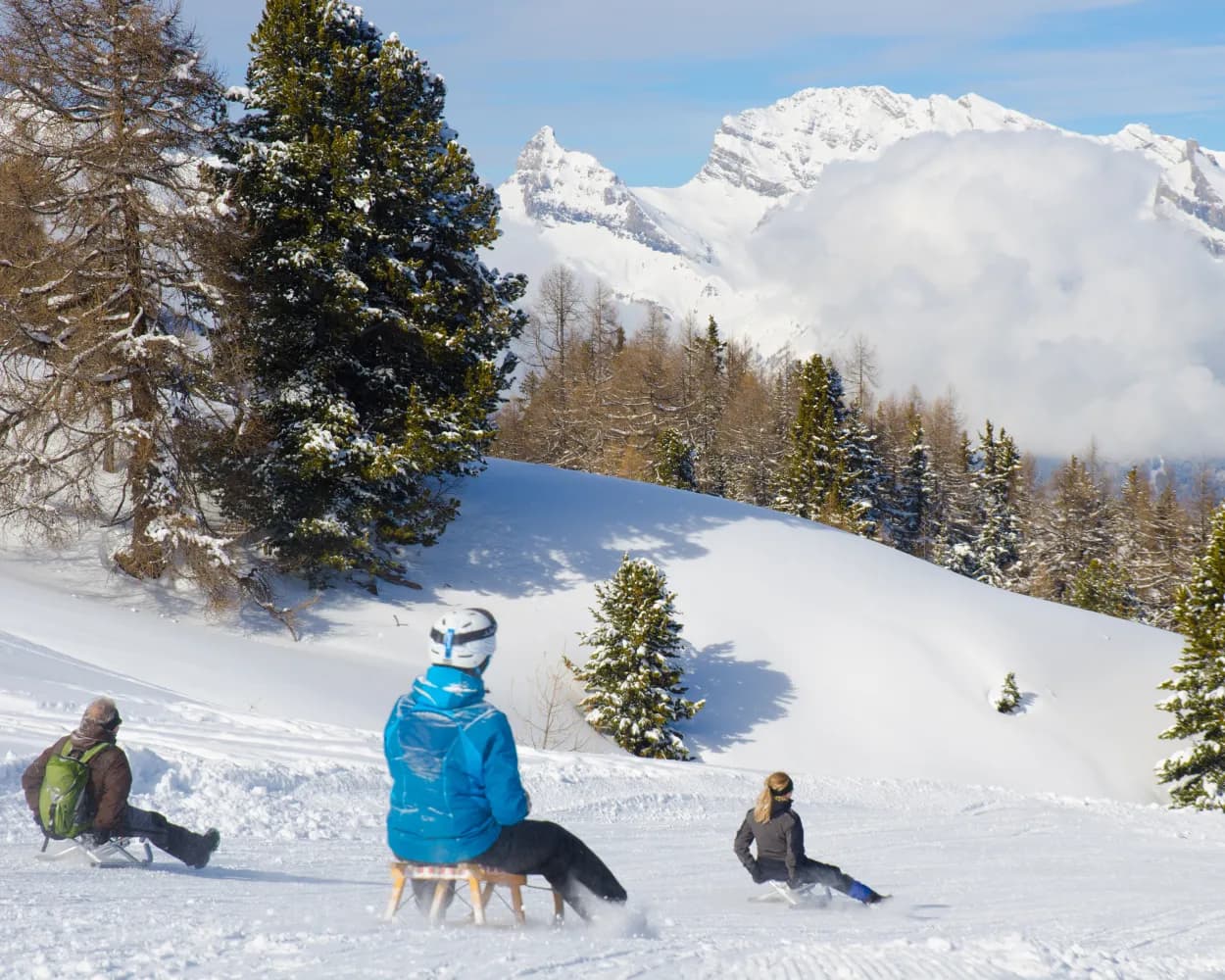 Piste de luge de La Tzoumaz